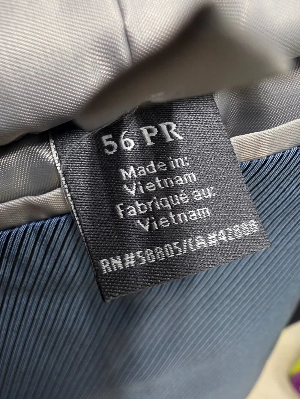 GS 56R 52x32 Navy Full Suit 2-Button Solid R938